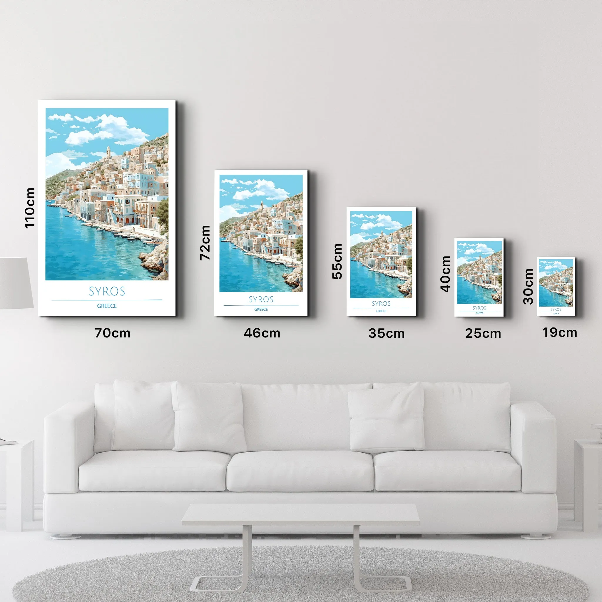 Syros Greece-Travel Posters | Glass Wall Art