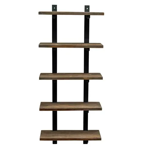 Tabwa Solid Wood Wall Mounted Bathroom Shelves