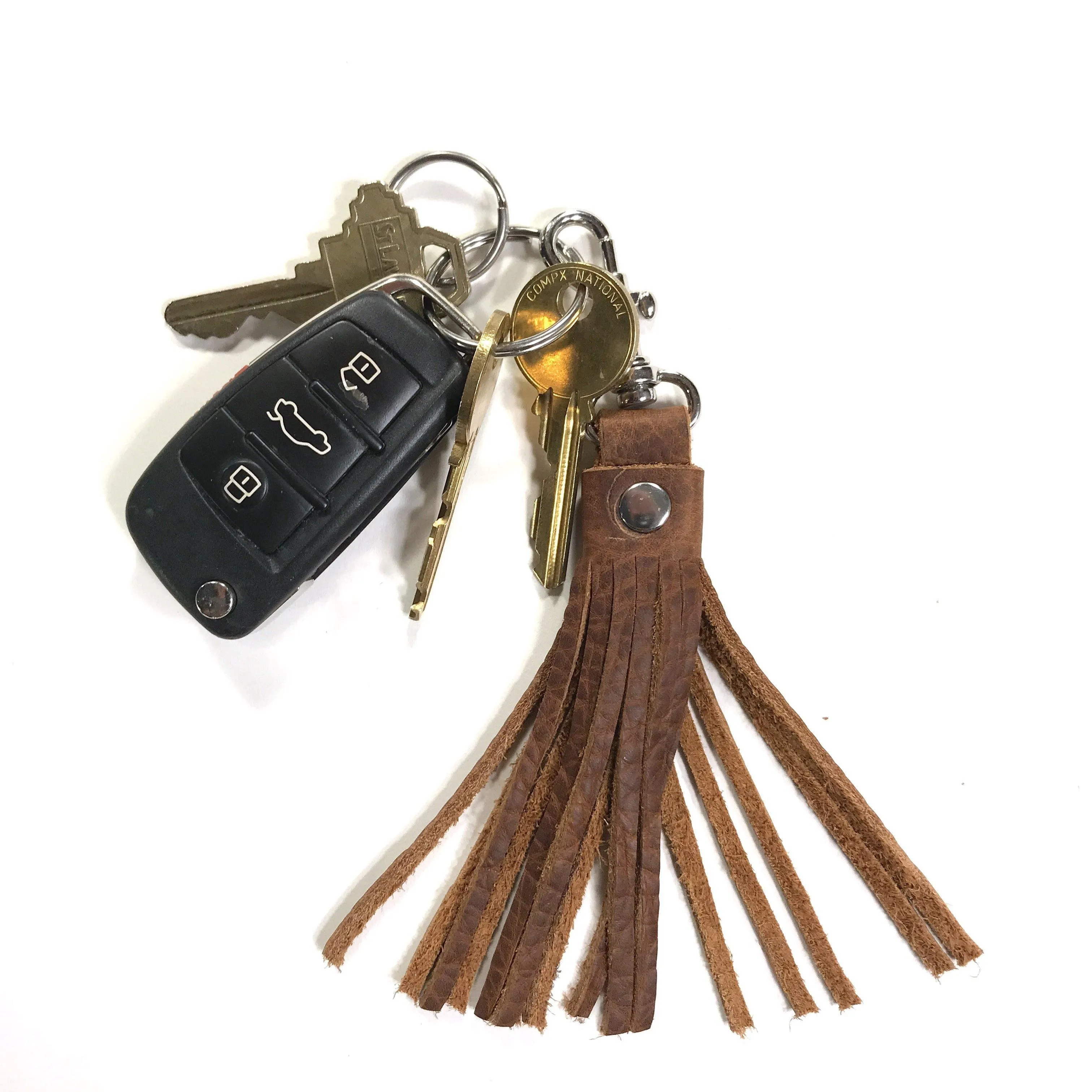 Tassel Leather Key Chain