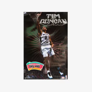 Tim Duncan Vintage Poster