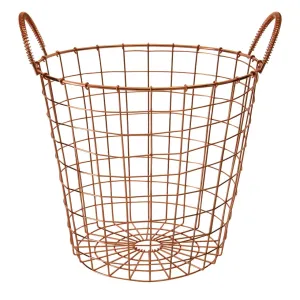 Vertex Cooper Finish Round Wire Basket