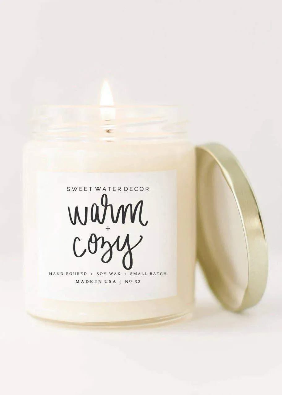 Warm and Cozy Soy Candle - FINAL SALE