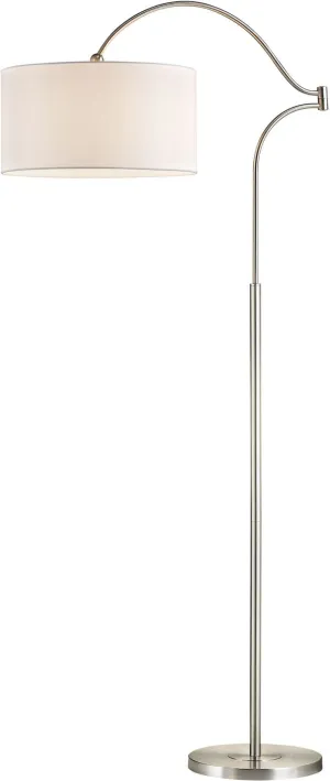 Whitecrane 1 Light Table Lamp In Satin Nickel