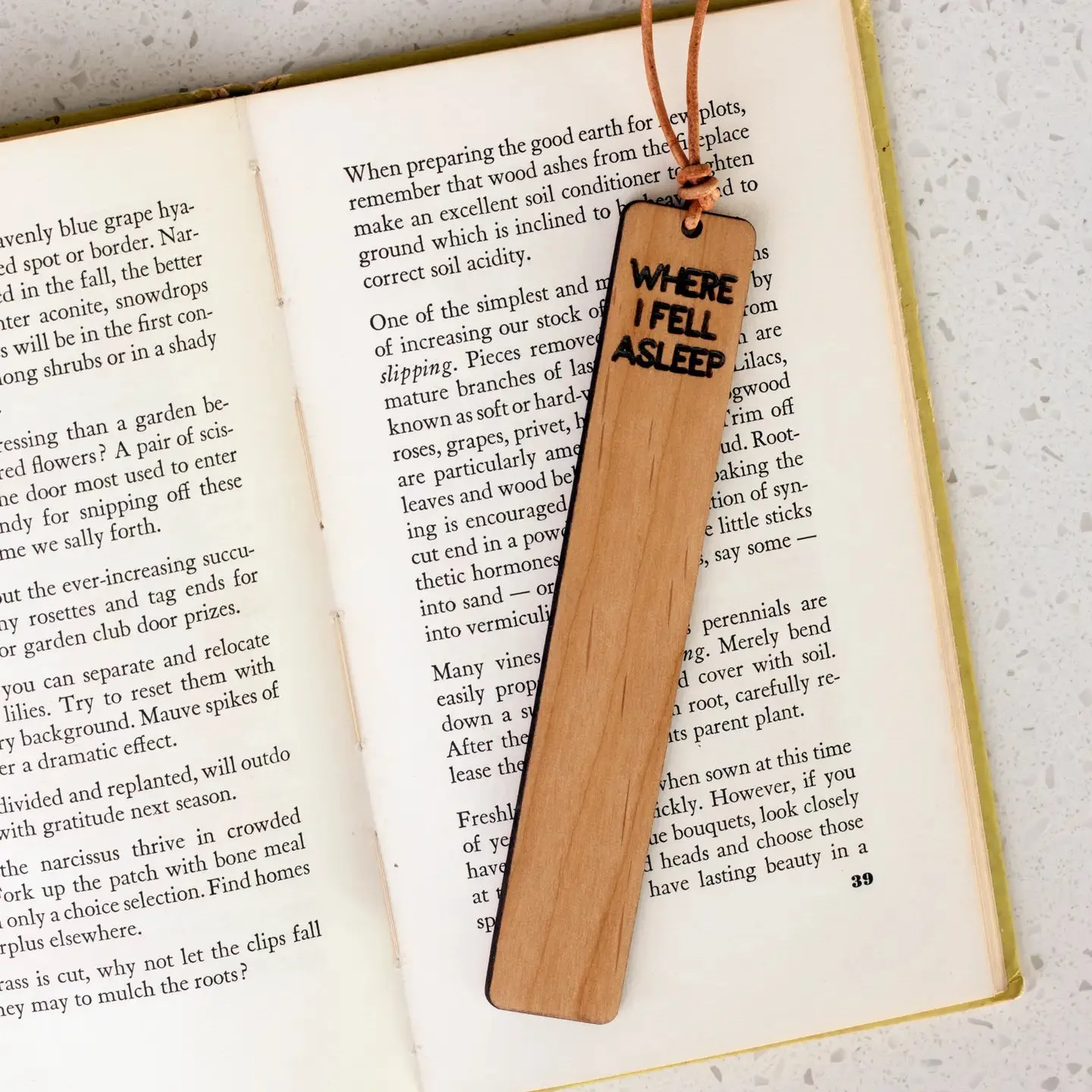 Wooden Bookmark