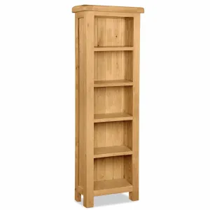 Zelah Oak Narrow Bookcase