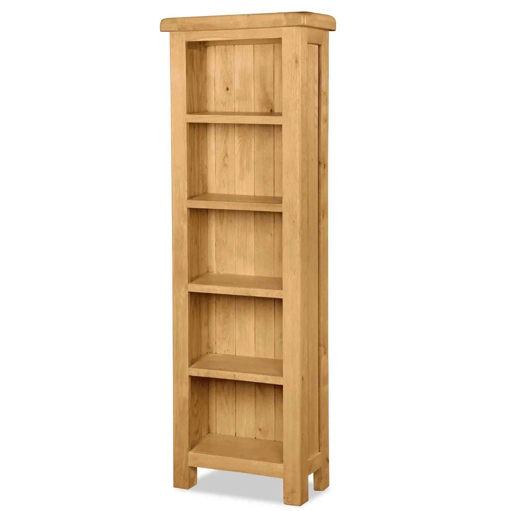 Zelah Oak Narrow Bookcase